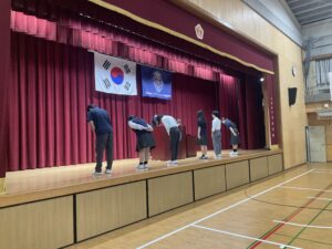 任命状授与の様子